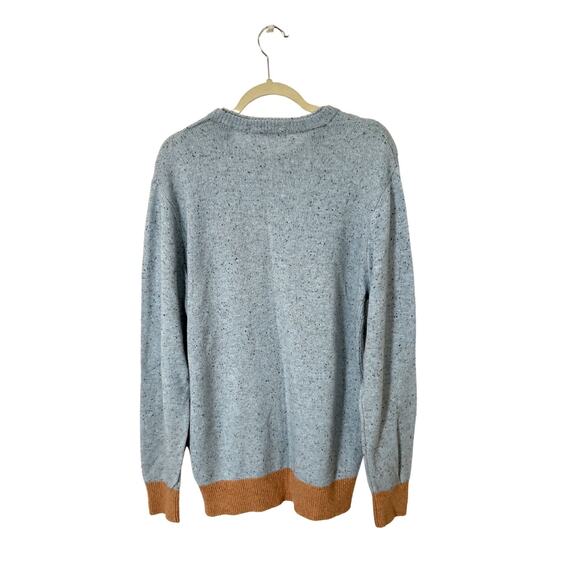 Scotch & Soda Men’s Blue Speckled Crewneck Sweater – Size XL - Picture 2 of 4